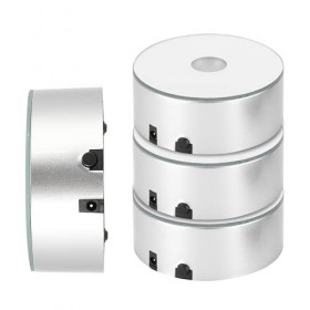 Base lumineuse 4 pièces, socle daffichage à LED présentoir à LED pratique pour lart en résine de verre 3D pour laffichage 