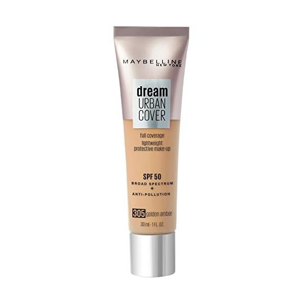 Maybelline New York Dream Urban Couverture 128 Warm Nude, 30 millilitres