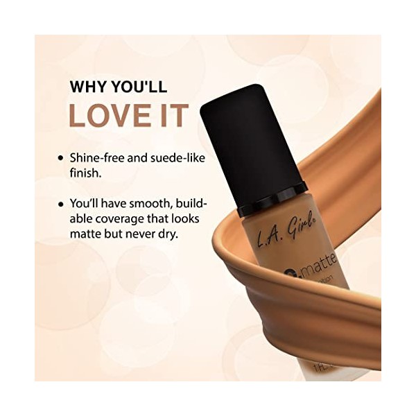 L.A. GIRL Pro Matte Foundation - Cafe