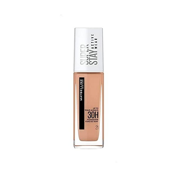 Maybelline Superstay Activewear 30h Foundation 21-nude Beige 30 Ml Mujer