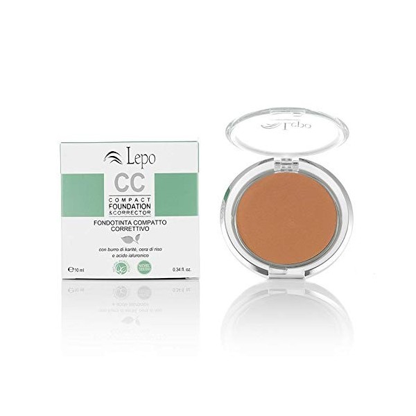 LEPO Cc Fondation Compact Correttivo Tonalità 01 Sable 10 ml Maquillage Visage