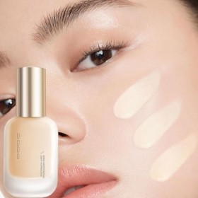 Couverture la Fondation - Fond teint léger hydratant à couverture maquillage mat,Fond teint anti-cernes, maquillage longue du