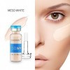 Anself 5MLx10PCS Ampoule Liquid Foundation Starter Kit Semi-Permanent Foundation BB Cream Natural Nude Make Up Foundation