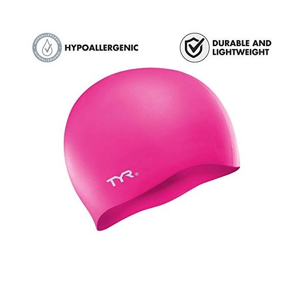 TYR Silicon Cap NO Wrinkle FL Pink