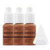 Glamza Phoera Foundation Kit de maquillage à couverture complète – Contrôle de lhuile longue durée 24 heures – Crème anticer ...