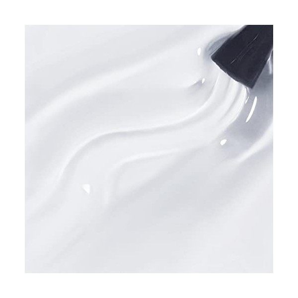 Vishine Milky Blanc Laiteux, Vernis à ongles Semi Permanent Naturel French Gel Milky Nail Art Vernis gel Blanc UV LED Soak Of