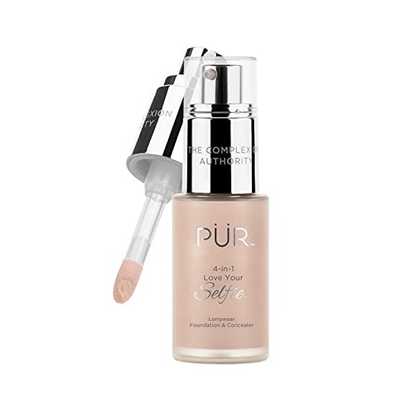 Pur Minerals 4-in-1 Love Your Selfie Longwear Foundation and Concealer - MP3 For Women 1 oz Makeup