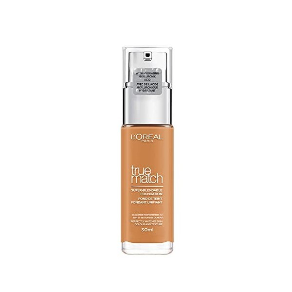 LOréal Paris Perfect Match 5.5N Sun Maquillage liquide se fond parfaitement avec le teint pour un teint absolument naturel, 