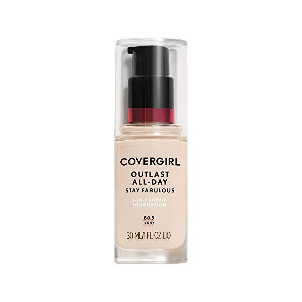 COVERGIRL - Outlast Stay Fabulous 3-in-1 Foundation Ivory - 1 fl. oz. 30 ml 