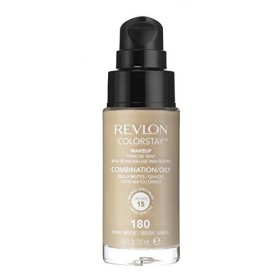 2 x Revlon Colorstay Pump 24HR Make Up SPF15 Comb/Oily Skin 30ml - Sand Beige