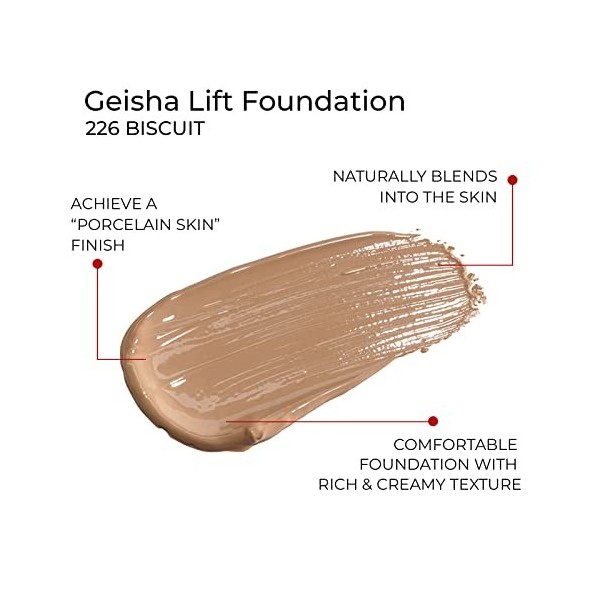 Diego Dalla Palma Geisha Lift Foundation - 226 Biscuit For Women 1 oz Foundation