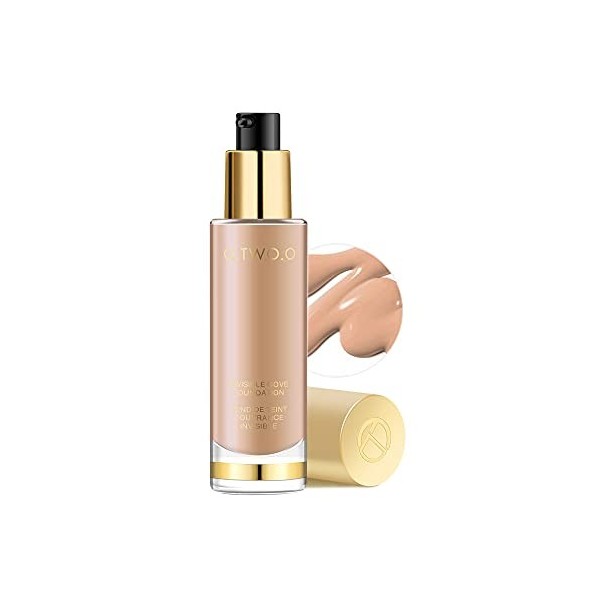 O.TWO.O Liquid Foundation Invisible Pores Bb Cream Full Effect Flawless Concealer Blanchiment Hydratant Fond De Teint Liquide