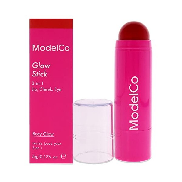 ModelCo Glow Stick 3-In-1 - Rosy Glow For Women 0.176 oz Makeup