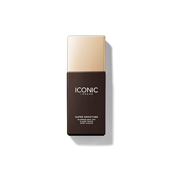 ICONIC London Super Smoother Blurring Skin Tint | Light to Medium Coverage Matte Makeup Foundation| Enriched with Vegan Colla