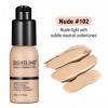 SIGHTLING 30ml Fond de Teint Couvrant Liquide Couverture Complète Foundation Correcteur Nude & Buff Beige avec 6ml Face Pri