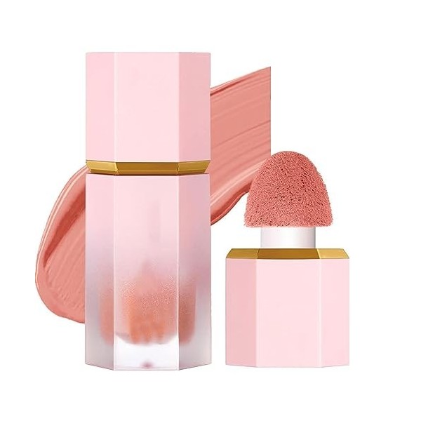 Liquid Blush Gel Crème,Blush Liquide en Gel,Cream Blush Gel,Blush Liquide Imperméable,Fard à Joues Liquide Crème,Fards à Joue