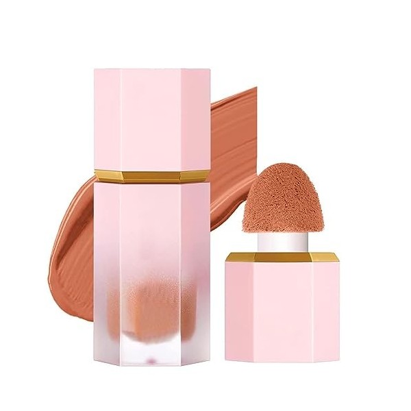 Liquid Blush Gel Crème,Blush Liquide en Gel,Cream Blush Gel,Blush Liquide Imperméable,Fard à Joues Liquide Crème,Fards à Joue