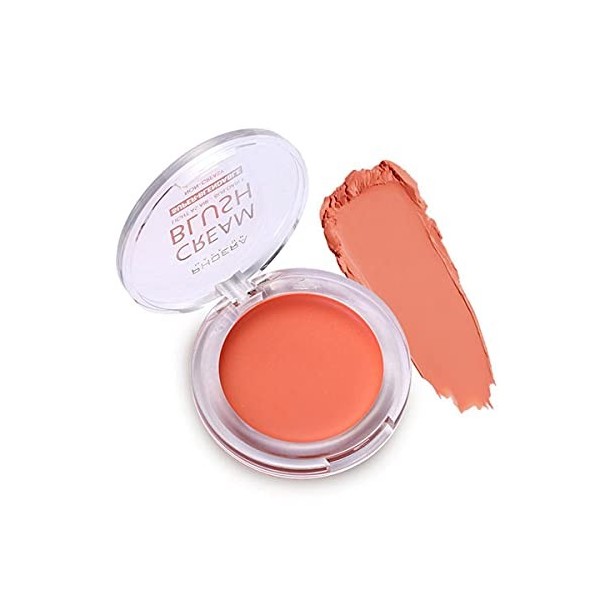 PHOERA Blush creme,Blush pour les lèvres et les joues, longue durée et imperméable,Blush crème estompe et contourne pour un l