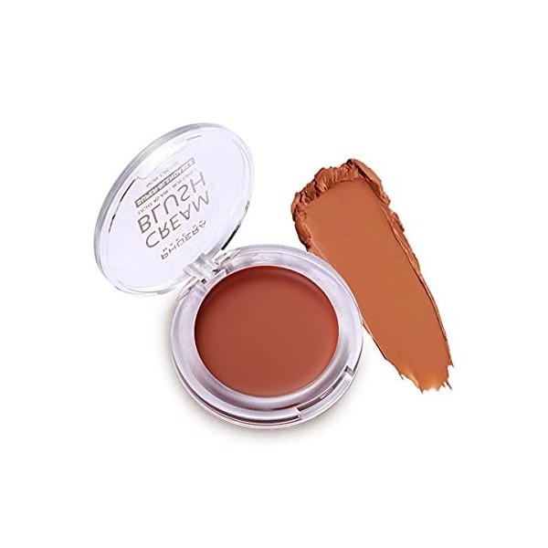 PHOERA Blush creme,Blush pour les lèvres et les joues, longue durée et imperméable,Blush crème estompe et contourne pour un l