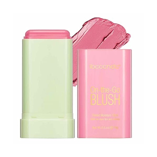 Blushers Pour Les Joues Make Up Blus h Stick Crémeux Léger Multi-Stick Matte Blus h Stick Longue Durée 3-en-1 Multi-Usage Blu