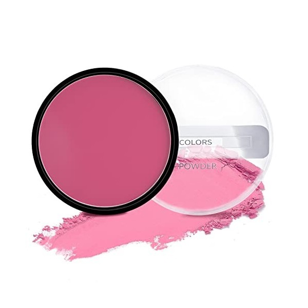 Boobeen Blush poudre Matte Blush, Palette de blushs crème hautement pigmentés pour créer un look naturel de pommettes rougies