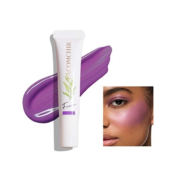 LACOMCHIR Dewy Cheek Tint Fard à Joues Liquide Blush Creme Maquillage Hydratant Apesanteur Longue Durée Respirant Sans Cruaut