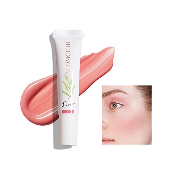 LACOMCHIR Dewy Cheek Tint Fard à Joues Liquide Blush Creme Maquillage Hydratant Apesanteur Longue Durée Respirant Sans Cruaut