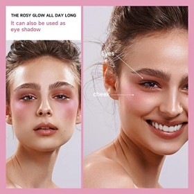 Liquid Blush, Fard À Joues Couleur, Huile Fard À Joues LiquiÀ Changement Couleur Température, Multi Use Liquid Blush Waterpro
