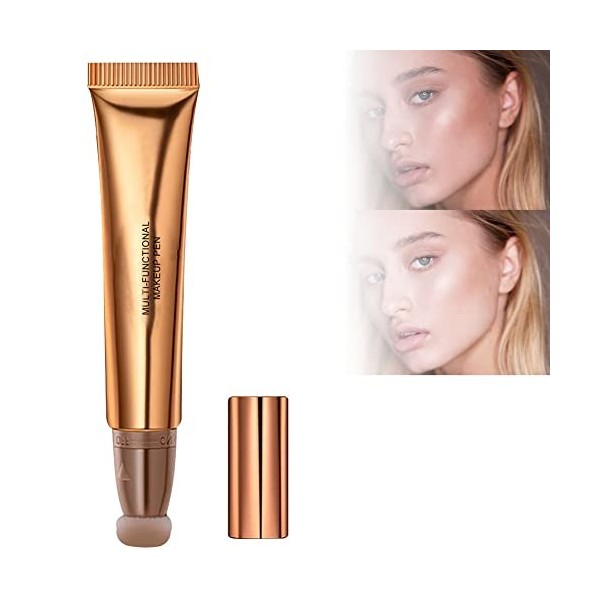 Bâton de Maquillage, Bâton de Beauté Liquide, Contouring Maquillage Stick Contouring Visage, Contour Beauty Wand, Hiligter Ma