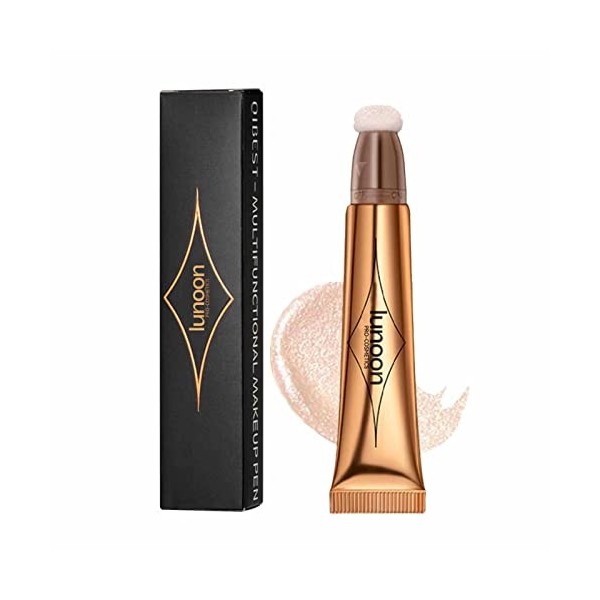 Bâton Surligneur Crémeux 3 En 1 Maquillage, Contouring Maquillage Stick Contouring Visage, Fard À Joues LiquiContouring Maqui