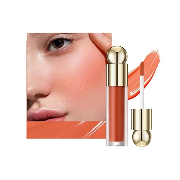 Blush Liquide, Blush Maquillage Fard À Joues Imperméable de longue durée, Lightweight Cream Blush Stick Blush Liquide Maquill