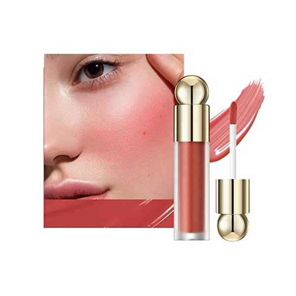 Blush Liquide, Blush Maquillage Fard À Joues Imperméable de longue durée, Lightweight Cream Blush Stick Blush Liquide Maquill