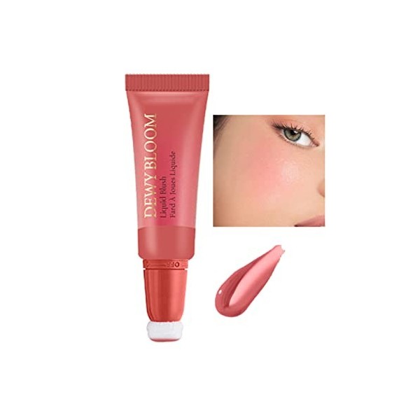 Ofanyia Blush Beauty Wand, Liquid Face Blusher Stick with Cushion Applicator, Silky Smooth Lightweight Blendable Blush Beauty