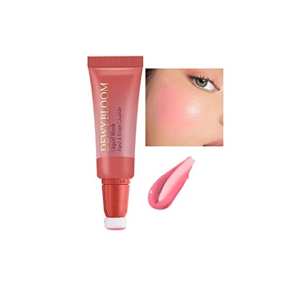 Ofanyia Blush Beauty Wand, Liquid Face Blusher Stick with Cushion Applicator, Silky Smooth Lightweight Blendable Blush Beauty