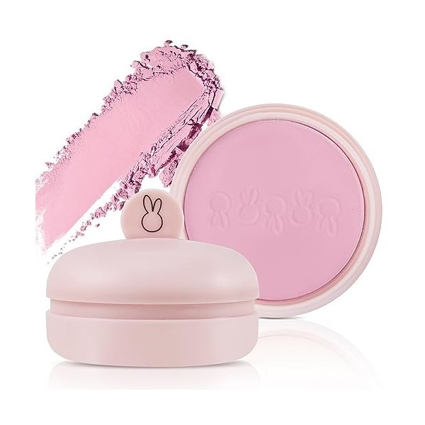 Boobeen Fard à Joues Poudre Pressée Poudre Libre Poudre Cuite Maquillage Visage avec Puff