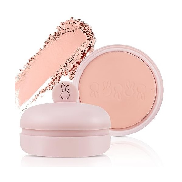 Boobeen Fard à Joues Poudre Pressée Poudre Libre Poudre Cuite Maquillage Visage avec Puff