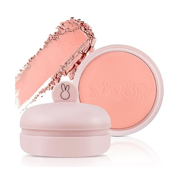 Boobeen Fard à Joues Poudre Pressée Poudre Libre Poudre Cuite Maquillage Visage avec Puff