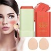 Blush Stick 1PCS Hydratant Teinté Creamy Solide Polyvalent Bâton De Fard à Joues Résistant à Leau Peut être Utilisé Pour Les