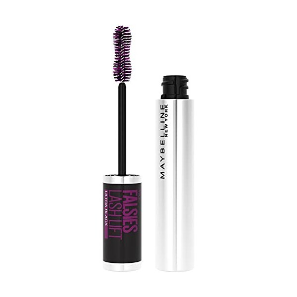 Maybelline New-York - Mascara Effet Faux Cils - Falsies Lash Lift - Teinte : Ultra Noir - Contenance : 10 ml