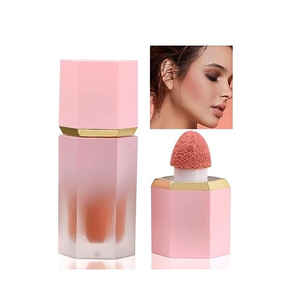 Hoxfly Cream Blush liquide en gel pour les joues,Blush crème léger et aérien,Blush très pigmenté,Blush mat velouté,Blush crèm