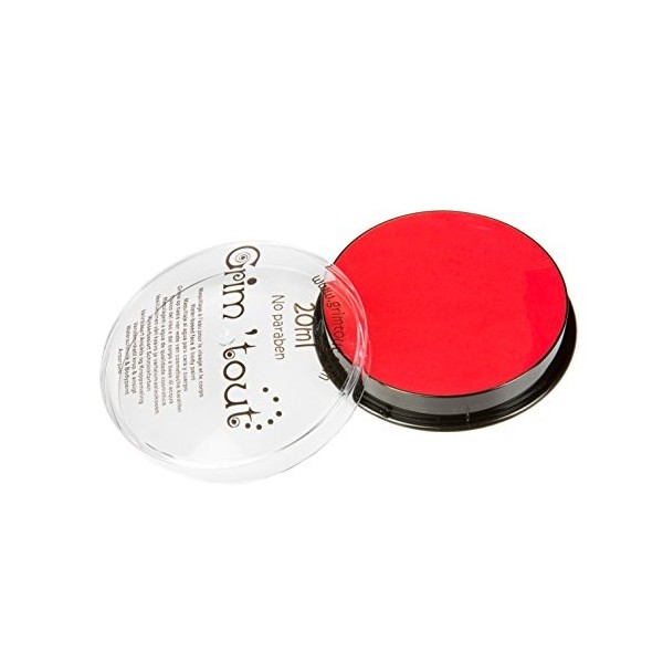 Grimtout Generique - Fard Visage et Corps Rouge