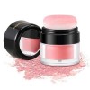 Boobeen Fard à Joues en Poudre Libre Air Cushion Blush Crème Poudre de Maquillage Longue Durée Maquillage Visage