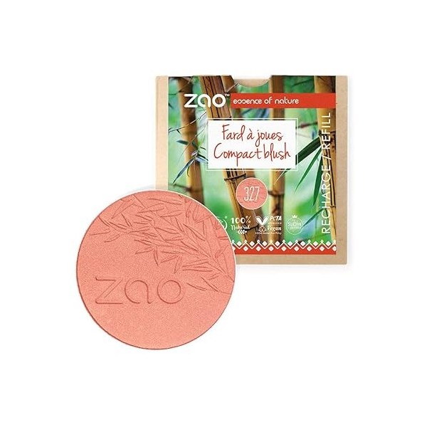 Zao Refill Compact blush 327 Coral Pink