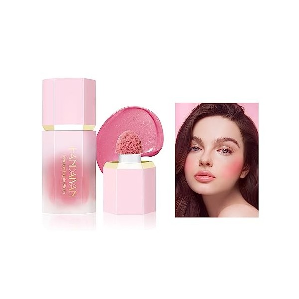 Blush Liquide Pour Joues, Maquillage Blush Liquide en Gel, Texture Léger Fards à Joues Liquides pour Joues, Sensation de Légè