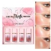 Blush crème liquide avec applicateur éponge Blush mat velouté pour un éclat naturel, teinte rouge crème hydratante pour les j