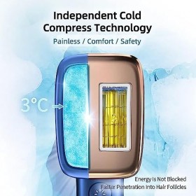MLAY Laser IPL Dispositivi di Depilazione - Si accende due volte al secondo Kit 3 in 1 Depilazione precisa per ogni parte del