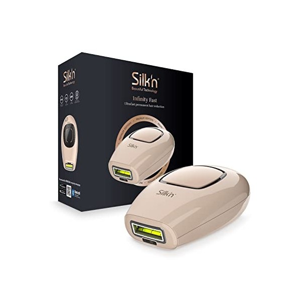 Silkn Infinity Fast, 2x plus rapide, réduction de la pilosité IPL, 600.000 impulsions lumineuses, pour peaux claires à foncé