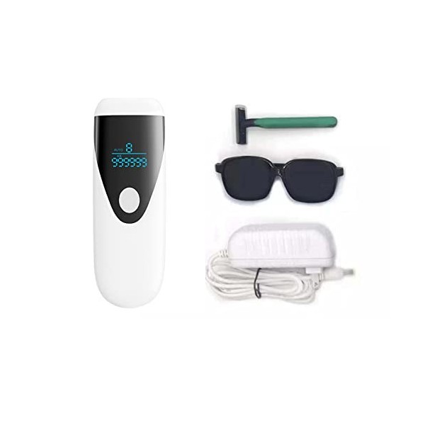 Layhou Instrument dépilation IPL Outil de rasage Épilateur Épilateur 990 000 Flashs Permanent indolore pour le visage Bikini