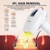 Épilation Laser 20 Joule 999,999 Impulsions Légères, Furlytung 5 Niveaux dénergie & 3 Modes IPL Appareils Épilation,Durable/