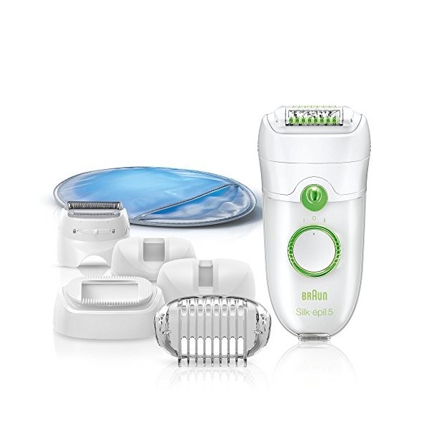 Braun Silk-Epil 5 SE5780 épilateur avec confort Système et Cinq Accessoires Entièrement Lavable